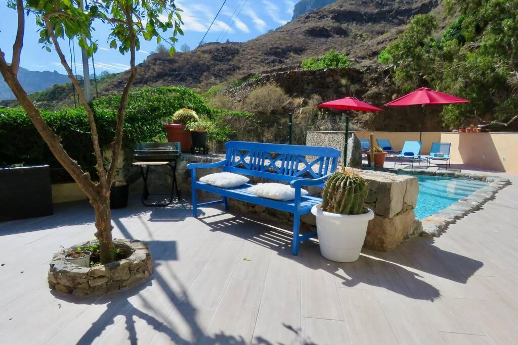 Villa Casa Con Piscina Privada En Cercados De Espino à Las Casillas  Extérieur photo