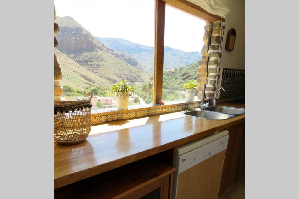 Villa Casa Con Piscina Privada En Cercados De Espino à Las Casillas  Extérieur photo